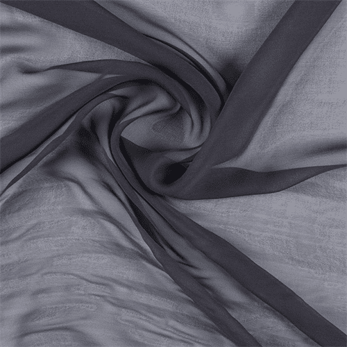 gray chiffon fabric