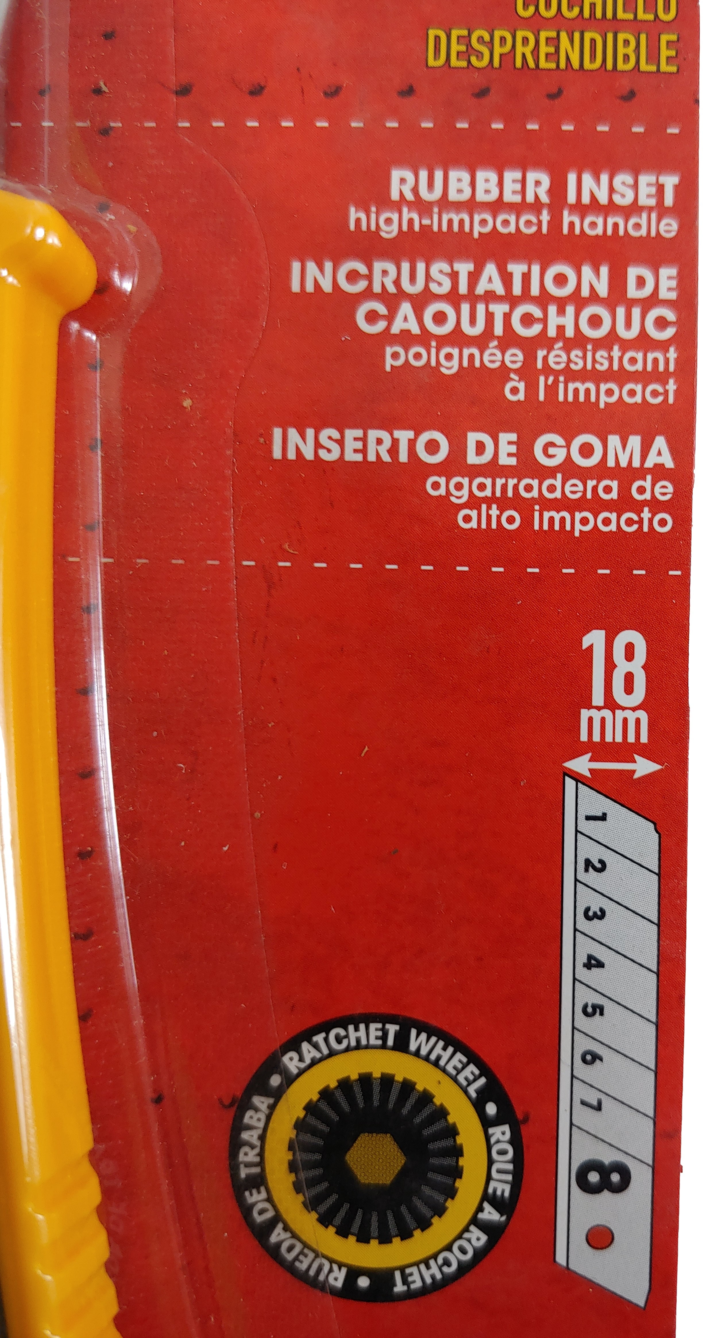 Lot of 2 OLFA 5004 L-2 Snap-Off Blade 18mm Rubber Inset Heavy-Duty Utility Knife