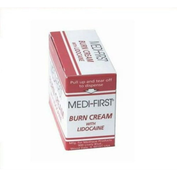 MediFirst First Aid Burn Cream 0.9g packet 50 packets MS60765