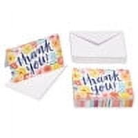 American Greetings Floral Thank You Cards with Envelopes (48-Count)