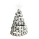 thumbnail image 2 of Árbol de Navidad artificial para fiestas, 10 x 17 cm, hecho a mano. Gris, 2 of 9