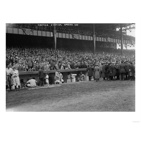 Yankee Stadium Musical Globe - Yankee Stadium Baseball Field Opening Day Photograph - New York, NY Print Wall Art By Lantern Press