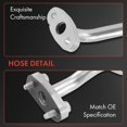 thumbnail image 4 of A-Premium Turbocharger Oil Return Line Compatible with Buick Encore 2016-2022 & Chevrolet Equinox 2018-2022, Malibu 2016-2022, Trax 2021-2022 & GMC Terrain 2018-2022, 1.4L 1.5L, 4 of 7