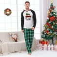 thumbnail image 4 of Christmas Vacation Matching Family Pajamas, White And Green Christmas Pajamas, Two-pieces, Size NB-Men 6XL, 4 of 7