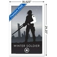 thumbnail image 3 of Marvel Comics - Winter Soldier - Minimalist Wall Poster, 14.725" x 22.375", Framed, 3 of 3