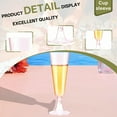 thumbnail image 5 of ACDANC 16Pcs Champagne Flutes Plastic 5 oz Silky Touch Feel Martini Glasses Wedding Decoration Champagne Flutes Style4, 5 of 7