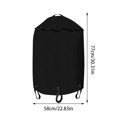 thumbnail image 3 of Grill Cover For 22 Inch Grill Kettle BBQ Grill Cover With Hook& And Drawstring Light Material For All Season, 3 of 4
