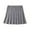 Gray, variant on THDHVS Uniform Skirts for Girls,Girls Skorts,Girl High Waisted Pleated Tennis Skirt School A-Line Skater Skirts with Lining Shorts Black 15-16 Years