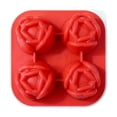 thumbnail image 3 of Yhmxh Rose Ice Cubes Mold, 2 Inches Silicone Gift Ball Ice Maker Mold, 3D Flower Shaped Ice Tray with Lids, Easy Release Ice Ball Maker for Cocktails, Whiskey, Juice, Homemade Drinks, 3 of 7