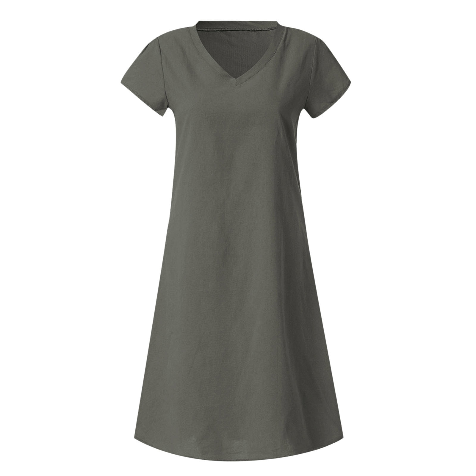 Fanxing Dress Clearance Sale Linen Summer Dresses For Older Women