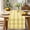 Yellow, variant on Orange Table Runner 72x13 Inch - Solid Color Wrinkle Resistant Dining Table Decor for Home Party Kitchen, Stain Proof Fabric