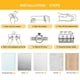 thumbnail image 3 of Estante de ducha autoadhesivo Infidev, resistente al óxido y de gran capacidad, sin necesidad de taladrar, para organizar el baño, fácil instalación, color negro, multiusos para champú y jabón., 3 of 6