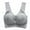 Grey, variant on Bras For Women, Rosy Bra - Plus Size, Comfort Elastic Wireless Support Lace Bra Wireless Bras For WomenBlack, Size M-6XL