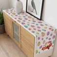 thumbnail image 4 of Easter Eggs Table Runner - 108 Inch Long, Kitchen Dining Table Runner Dresser Scarves, Spring Watercolor Bunny Daisy Truck on Linen Farmhouse Decor for Coffee Tables Wedding Party Banquet, 4 of 8