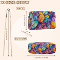 thumbnail image 4 of FORMRS Women Crossbody Purse with Chain Strap Vegan Leather Shoulder Handbag, Colorful Leaves, 4 of 7