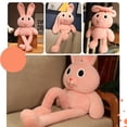 thumbnail image 5 of Retractable Rabbit Plush Doll Floppy Ears Kids Gift Cotton Comfortable And Durable Bunny Plush Toy, 5 of 12