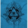thumbnail image 2 of Triangle Eye Wheel Symbolic Spirit Womens Slim Fit Graphic Tee Brisco Brands X, 2 of 5
