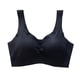 thumbnail image 1 of Gibobby Sujetador deportivo de yoga para mujer Sujetador con escote en V profundo Bralette Sujetador sin costuras inalámbrico Brasieres para mujer(Negro,M), 1 of 2