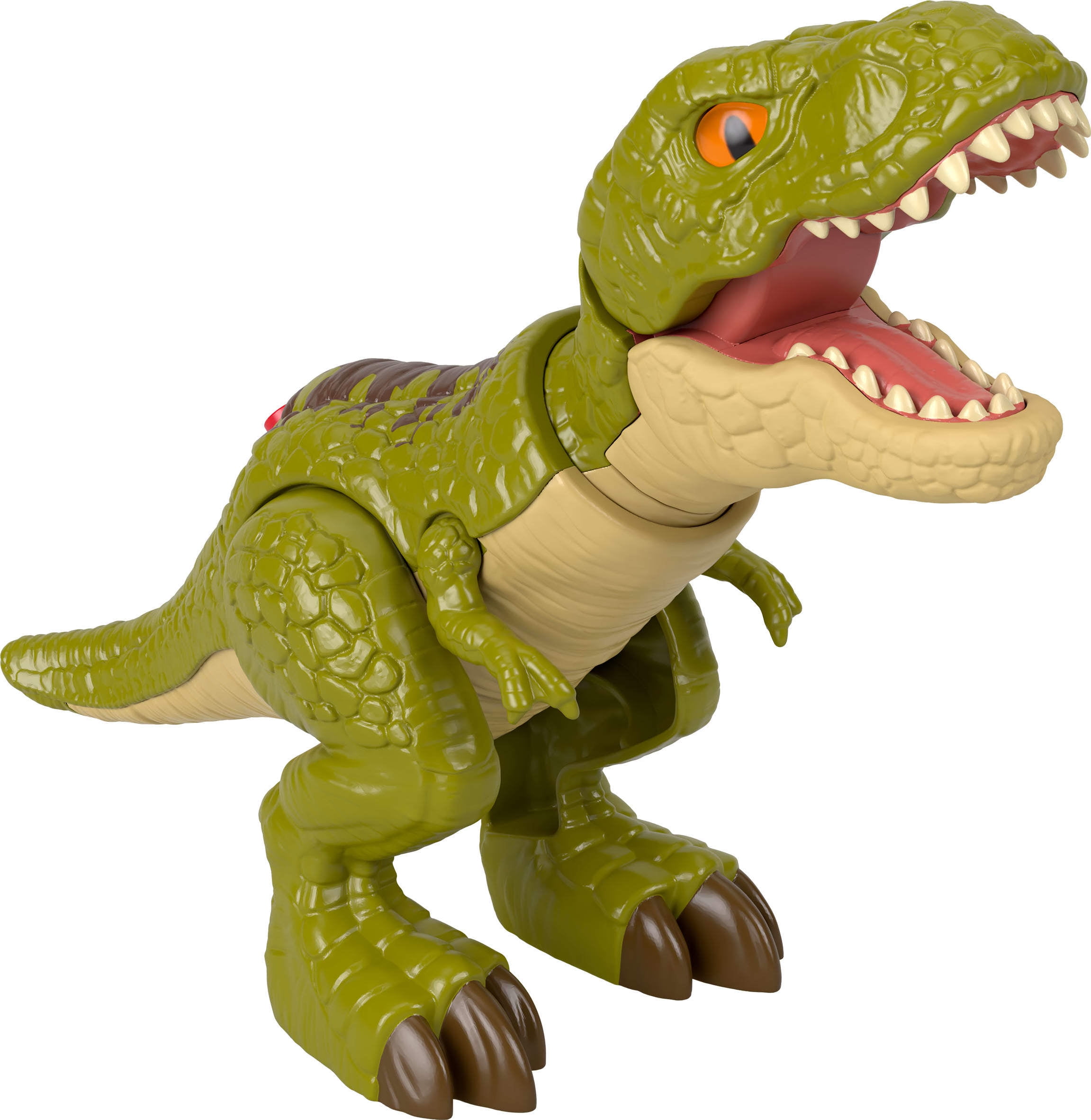 Fisher-Price Imaginext Jurassic World Rebirth Tyrannosaurus Rex Dinosaur Action Figure with Motion