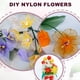 thumbnail image 5 of Uxcell Medias de Nylon con Flores, Tela de 65cm/25.6" Kit de Manualidades Florales (Rosa Sandía, Paquete de 25), 5 of 6