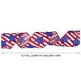 thumbnail image 3 of Patriotic Wired Edge Ribbon With Vintage Stars And Stripes Pattern, Ideal For Memorial Day Independence Day Veterans Day Fourth Of July Decor, 3-Meter Long Ribbon Perfect For, 3 of 6