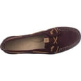 thumbnail image 2 of Womens Sperry Top-Sider Coil Ivy Boat Shoes, Scale Grape, 2 of 6