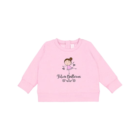 Inktastic Future Ballerina Girls Dance Baby Sweatshirt