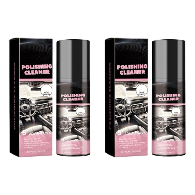 Polishing Cleaner, Nicetopu Car Cleaner, 100ml Polish Cleaner for Car Interior, Multipurpose Polishing Cleaner