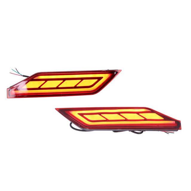 Luz De Parachoques Trasera Led Lámpara De Parachoques Par De Luces LED De Parachoques Trasero Freno Lámpara De Circulación Diurna Apto Para Mitsubishi Pajero Montero Sport 19-21