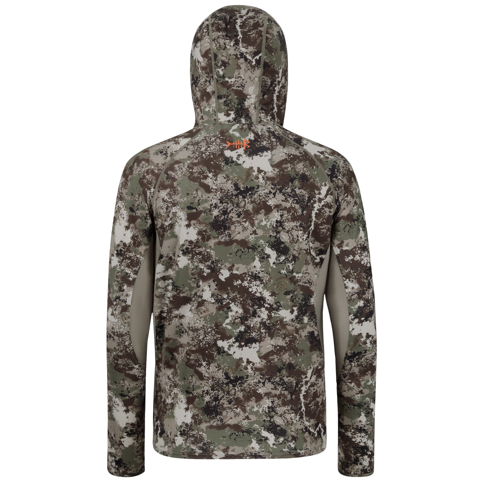 BASSDSASH Men's UPF 50+ Lightweight Hunting Camo Hoodie Quick Dry Performance Long Sleeve Fishing Shirt with Hood FS30M