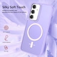 thumbnail image 3 of Funda para teléfono celular GUAGUA Samsung Galaxy A54 6.4 pulgadas, color morado mate, 3 of 9