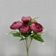 thumbnail image 4 of Flores artificiales de peonía de plástico multicolor para decoración del hogar | Flores artificiales realistas de 30 cm | Ramo impermeable y resistente a la decoloración para uso en interiores y, 4 of 9