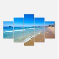 thumbnail image 2 of Benidorm Poniente Vagues de Plage - Impression sur Toile Paysage Marin, 2 of 3