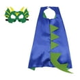 thumbnail image 2 of Capa de disfraz de dinosaurio, máscara, capa de Halloween, accesorios de cosplay, bata de fiesta para estilo E, 2 of 9