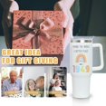thumbnail image 6 of Happy 75th Birthday Gifts for Women, 40 oz Tumbler with Handle and Straw Lid, 75 Years Old Gifts Idea for Her, Seventy-five Birthday Present Back in 1949 Tumbler Cup（White）, 6 of 6