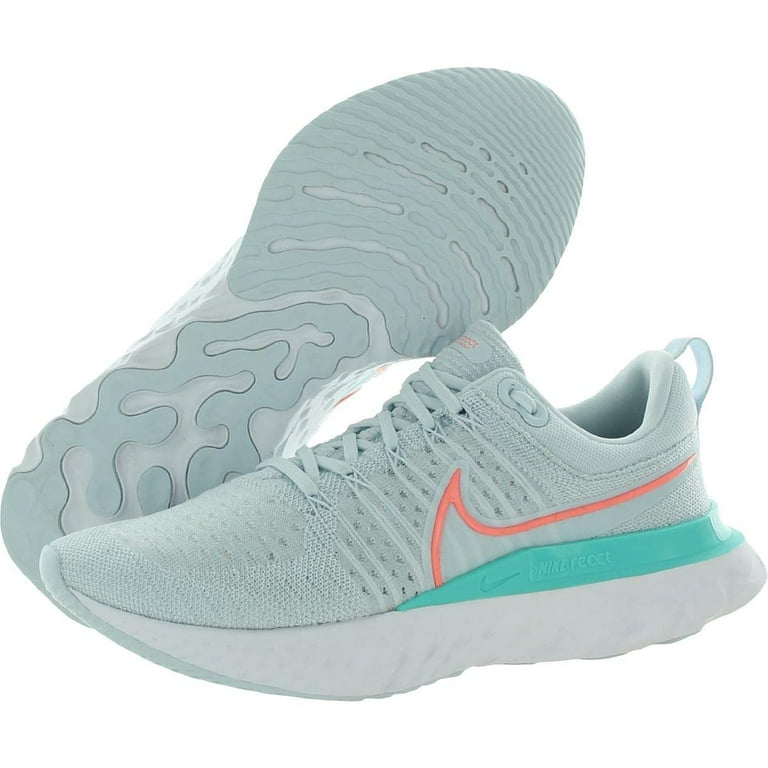Nike Women s React Infinity 2 Running Shoe Blue Tint Lava Glow Dynamic Turquoise White 400 10 Walmart