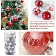 thumbnail image 6 of HESHENG 60mm Christmas Tree Ball Hanging Ornaments, 24pc Bright Color Matte Finish Smooth Surface Shatterproof Xmas Tree Glitter Balls Christmas Party Ornament , Sliver, 6 of 7