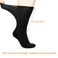 thumbnail image 4 of Diabetic Socks for Men Women Diabetic Socks for Swollen Feet Loose Top Neuropathy Socks Plus Size Socks Cotton Diabetic Socks Diabetic Knee High Over The Calf Socks 3 Pairs, 4 of 7