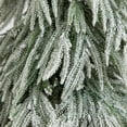 thumbnail image 3 of Nearly Natural 4ft. Flocked Down Swept Artificial Christmas Tree with 110 LED Lights, 3 of 9
