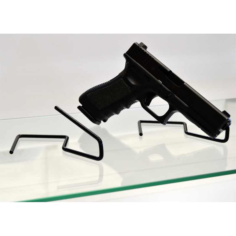 Pistol Gun Rack Holder Firearm Handgun Revolver Storage Display Organizer Black