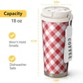 thumbnail image 4 of Christmas 18oz Double Drinking Coffee Mug – Vacuum Insulated Stainless Steel Travel Cup with Leakproof Lid, 316 Steel Thermos Tumbler for Hot & Cold Beverages, 4 of 7