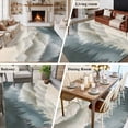 thumbnail image 5 of Area Rug for Living Room, Mountains Non-Slip Indoor Large Carpet for Bedroom/Dining Room, Farmhouse Forest Nature Trees Landscape Washable Low-Profile Rectangle Floor Runner Rugs - 6 x 9 Ft, 5 of 8