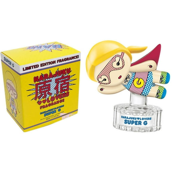 Gwen Stefani Harajuku Lovers Super G Eau De Toilette Spray Limited Edition for Women, 1 Ounce
