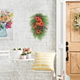 thumbnail image 4 of Dvkptbk Simulation Sunflower Inverted Tree Home Wreath Decorations Thanksgiving Home Decoration Door Hanging easter decorations, 4 of 6