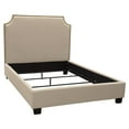 thumbnail image 5 of Diamond Sofa Kingston Bed Frame with Nail Head Accent - Desert Sand Linen, 5 of 5