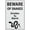 Warning Sign 1, variant on Polystyrene Plastic Recycling Sign Safe Sign, Signs Outdoor, 8"x12", Sign For Home, Business, Driveway Alert
