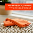 thumbnail image 2 of WHOOSH! Microfiber Cleaning Cloth Pack, 3-Pack 14x14” Screen Cleaning Cloths, Ultra-Soft, Scratch-Free, Odor-Resistant, Safe for Electronics, Glasses, Car Displays, Whiteboards, Machine Washable, 2 of 7