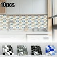 thumbnail image 7 of Yafex 4'' Stone Mosaic Tiles Backsplash Peel and Stick Self Adhesive Kitchen Tiles, 10 Piece, 7 of 7