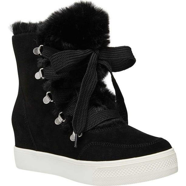 Madden Wharton Fur Sneaker Bootie (Women's) - Walmart.com