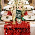 thumbnail image 3 of Sequin Table Runner, Glitter Table Runner, Rectangle Table Runner for Halloween, Christmas, Wedding Party, Birthday Party, Banquet Decor,12 x 108 Inch, 3 of 7
